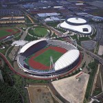 Kumamoto Prefectural Sports Park, Athletic Stadium (Outer appearance)